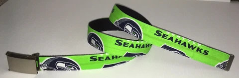Seattle Seahawks BELT Buckle Pro Football Fan Game Gear NFL Shop Team Apparel WA Cover