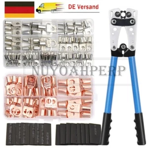 240X Rohrkabelschuhe Sortiment Ringösen Ringzungen Kabelschuhe Ring Set 6-35mm² - Bild 1 von 23