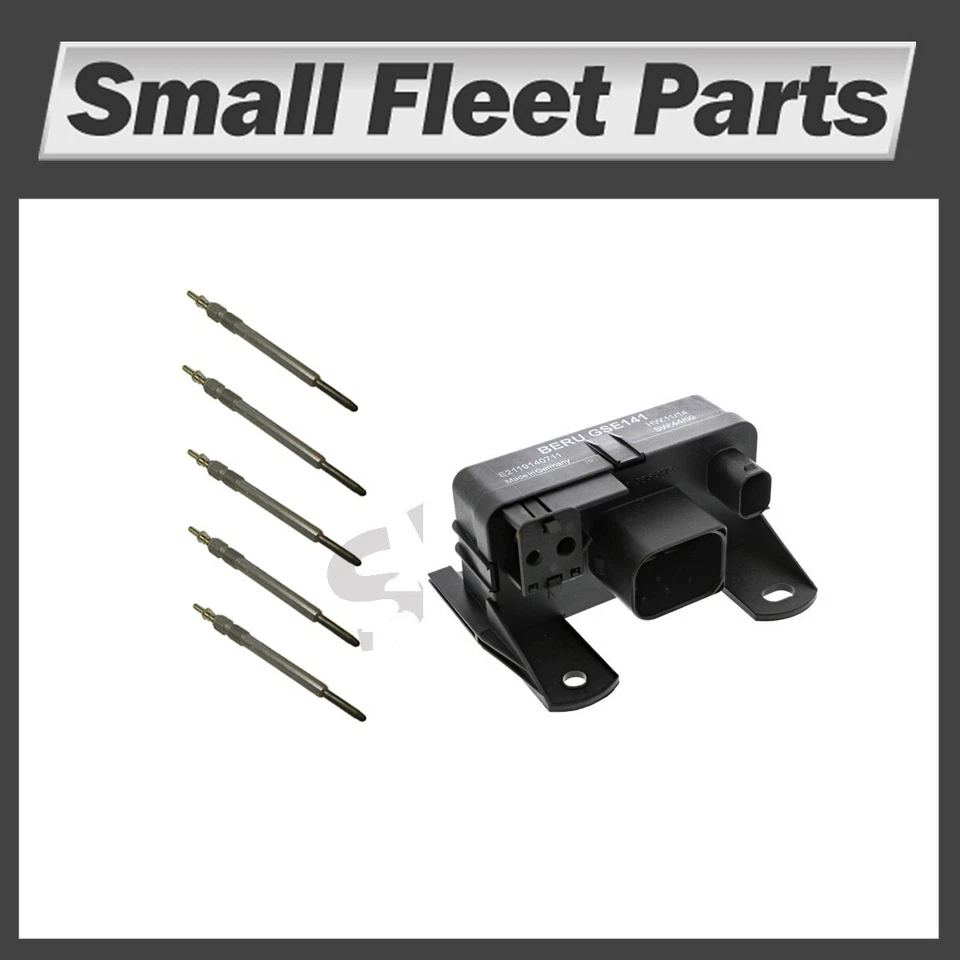 Sprinter Glow Plug Kit, Glow Plugs & Control Unit Fits Dodge, MB, Freightliner  - Image 1 of 1