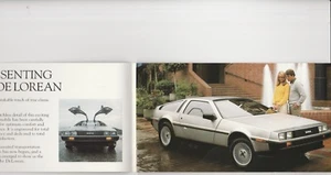 DeLorean Folder Sales Brochure Spec Sheet & California Dealer List Original - Bild 1 von 5