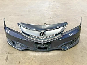 ⭐2016-2018 ACURA ILX COMPLETE FRONT BUMPER COVER GRAY W/ ALL GRILLS OEM LOT2576 - Picture 1 of 23