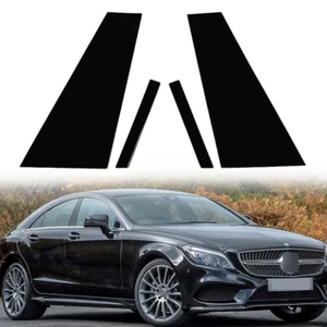 Pillar Posts Window Trim Fit Mercedes-Benz CLS-Class 2012 2013 2014 2015 2016 - Picture 1 of 19