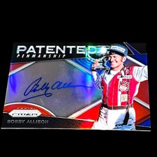 Bobby Allison #025/125 2018 PANINI PRIZM PATENDED PENMANSHIP HOFer signed card