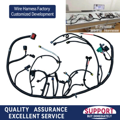 4C3Z-12B637-AA Engines Wiring Harness For Ford F250-F550 Super Duty 6.0L V8 2004 - Image 1 of 4