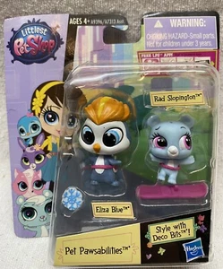 Littlest Pet Shop Pawsabilities Eliza Blue 3765 & Rad Slopington 3766 NEW LPS - Picture 1 of 4