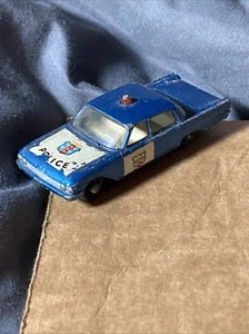Lesney Matchbox No.55 'FORD FAIRLANE POLICE CAR AS SEEN - Picture 1 of 8