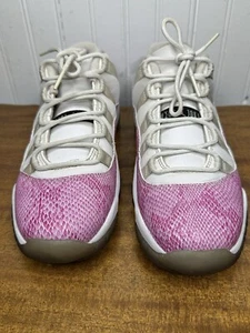 Jordan 11 Low Pink Snakeskin Sz 6.5Y Preowned Jordan Shoes Basketball Shoes Rare - Picture 1 of 8