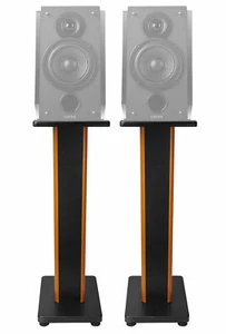 Pair 28" 2-Tone Speaker Stands For Edifier R2000DB Bookshelf Speakers - Picture 1 of 8