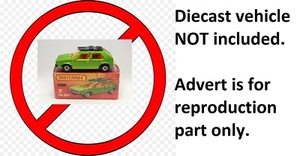 Matchbox Superfast GOLF No7 Black Reproduction ROOF RACK replacement part - Picture 1 of 7