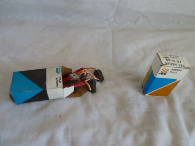 vintage lot of 2  bendiz p&d ignition sf-5 st brush set - Изображение 1 из 1