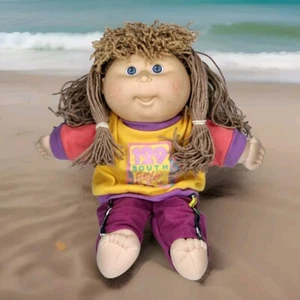 Muñeca Pretty Crimp n Curl Cabbage Patch 1990 de colección primera edición Xavier Roberts - Imagen 1 de 13