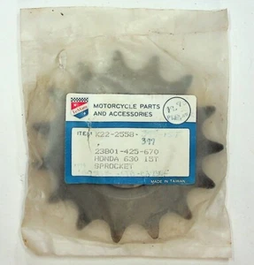 Honda CB750 Drive Sprocket (15T) 23801-425-670 K22-2558 - Picture 1 of 4