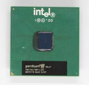 Socket 370 CPU - Intel Pentium III 700 - 700 MHz - SL45Y - Coppermine - TESTED - Picture 1 of 2