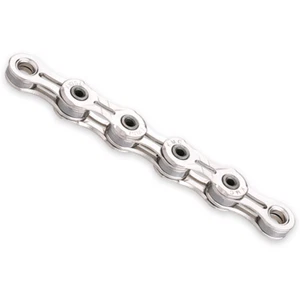 KMC X9SL hollow lightweight 9 speed silver chain - Imagen 1 de 2