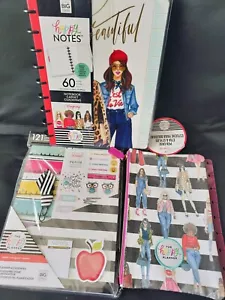 The Happy Planner Happy Notes Life is Beautiful, Teacher Stickers & Pen Case NWT - Picture 1 of 12