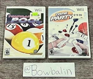 Game Party & Tournament Pool (Nintendo Wii, 2007), SEALED BRAND NEW - SET ! 📦 - Picture 1 of 6