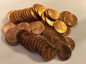 1974-P Lincoln Memorial Cent Roll BU #187 - Picture 1 of 1