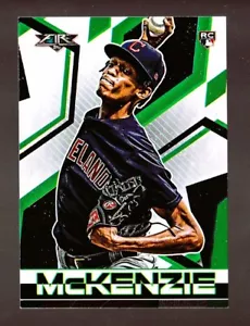 Tarjeta de novato TRISTON McKENZIE RC 2021 Topps Fire CLEVELAND INDIOS #24 - Imagen 1 de 2