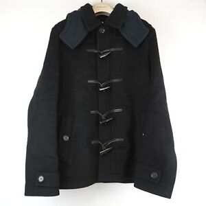 Burberry Technical Wool Duffle Wool-Blend Coat In Black - Men's Size EU 50