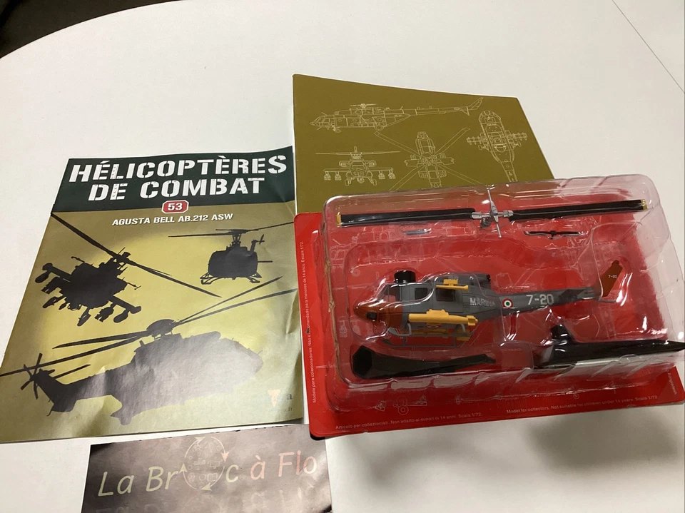 Altaya 1:72 Agusta Bell Ab.212 Asw Hélicoptères De Combat Et Fascicule N53 - Photo 1/1