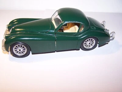 MODELLINO AUTO JAGUAR XK 120 COUPÈ BURAGO 1948 -VERDE PETROLIO - Immagine 1 di 4