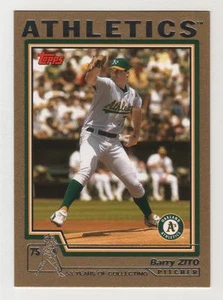 2004 Topps Gold #550 Barry Zito Oakland Athletics BV$5 ####/2004 - Picture 1 of 1