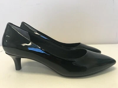 Женские туфли-лодочки Rockport Kalila черная лакированная кожа V80236 средние - Изображение 1 из 3