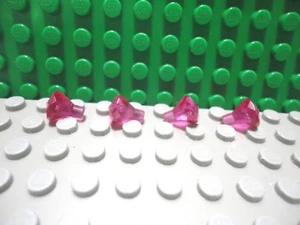 Lego 4 Trans Dark Pink 1x1 Gem Jewel 24 facet NEW - Picture 1 of 1