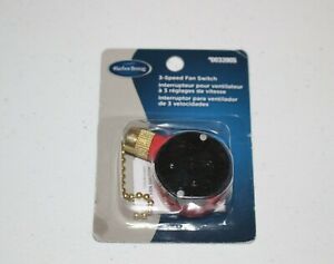 HARBOR BREEZE 3-SPEED CEILING FAN SWITCH 0033905 BRAND NEW SEALED FREE SHIPPING