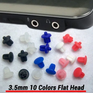 3.5mm Silicone Rubber Hole Plug Blanking End Cap Seal Stopper Audio Headset Jack - Picture 1 of 2