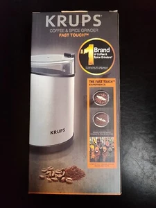 KRUPS Nuovo Macinacaffè Elettrico Fast Touch e Spezie #1 Marca Acciaio Inox - Foto 1 di 4