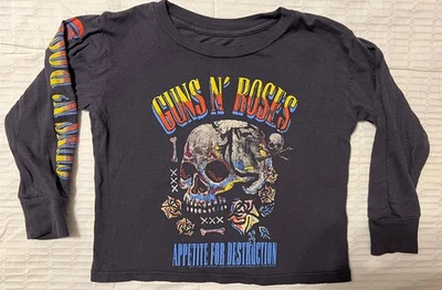 Rowdy sprouts Guns and Roses 12-18 mos T-shirt super soft 100% Cotton  - Image 1 of 4