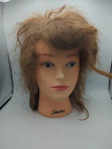 Shelby Woman Mannequin Head, 100% Hand Implanted - Picture 1 of 5