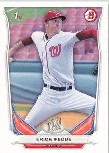 2014 1st Bowman Draft Picks #DP14 Erick Fedde Washington Nationals  - Picture 1 of 2
