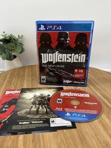 Wolfenstein: The New Order PS4 (Sony PlayStation 4) CIB Complete Tested Working - Picture 1 of 7