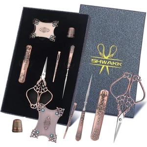 Embroidery Scissors Kit, Vintage Scissors with European Style, Vintage Sewing... - Bild 1 von 7