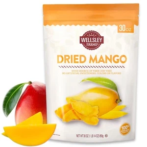 Dried Mango 1lb, 14oz | Non-Acidic, Tree-Ripened, All-Natural Snack | High in... - Picture 1 of 5