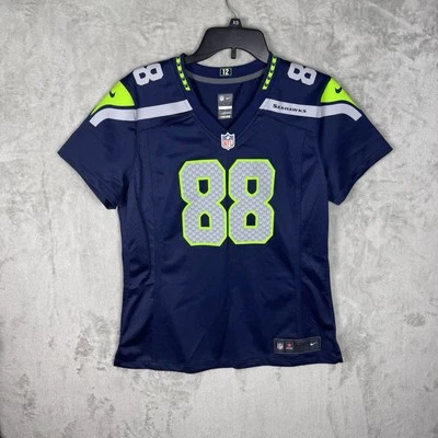 Футболка Nike Seattle Seahawks NFL Jimmy Graham No88 синяя женская размер большой - Изображение 1 из 4