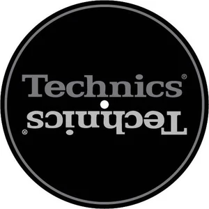 Technics 7" Inch Classic Speed Mat Slip Mat 1 Slipmat 2mm Portablism Black New - Picture 1 of 1