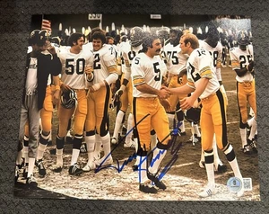 Terry Hanratty Autographed signed PITTSBURGH STEELERS 8 X 10 photo Beckett COA - Picture 1 of 1