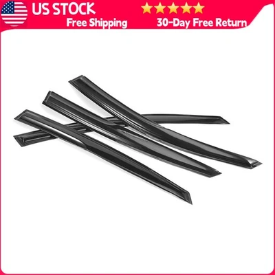 Protectores de lluvia para Kia Optima 2011-2015 cinta ondulada 3D JDM 4 piezas estilo Mugen Foto 1 de 4