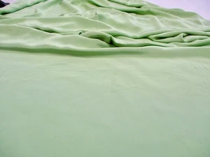 100% Silk 4-Ply Crepe Fabric Nile Green  2 Yards 31" Long x 44.75" Wide - Picture 1 of 11