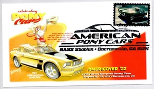 #5717 CHEVROLET CAMARO Z/28, AMERICOVER GASS SHOW, DAVE BENNETT ARTWORK FDC - Picture 1 of 1