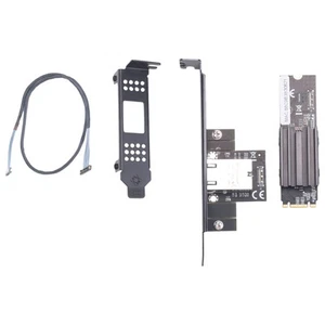  M.2 auf Single Port 10 Gbase Ethernet Gigabit Nic B Key M Key 10G/2,5G/1003029 - Bild 1 von 8