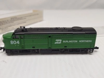 N Scale BURLINGTON Loco Alco F-2 Diesel Locomotive MODEL POWER 7528 - Image 1 of 4