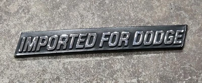 Vintage Mitsubishi Imported For Dodge Emblem OEM Foto 1 de 3