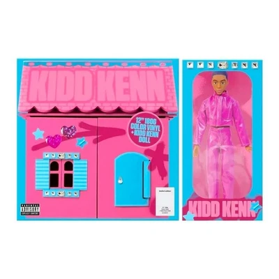 Best of Kidd Kenn Pink Splatter Colored Limited Edition LP Vinyl & Doll Boxset - Image 1 of 3