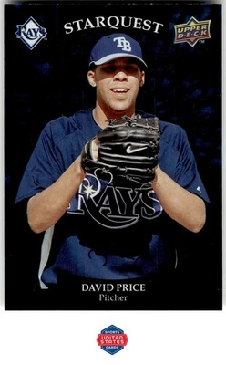 2009 Upper Deck #SQ-37 David Price StarQuest Turquoise Common - Image 1 of 2