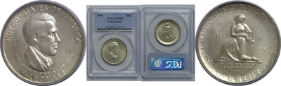 1936 Cincinnati Commemorative Half Dollar   PCGS MS-65 - Image 1 of 3