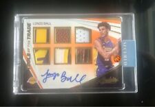 2017-18 Panini Absolute Lonzo Ball RC Rookie Auto Autograph Patch RPA /25 TT6-LB